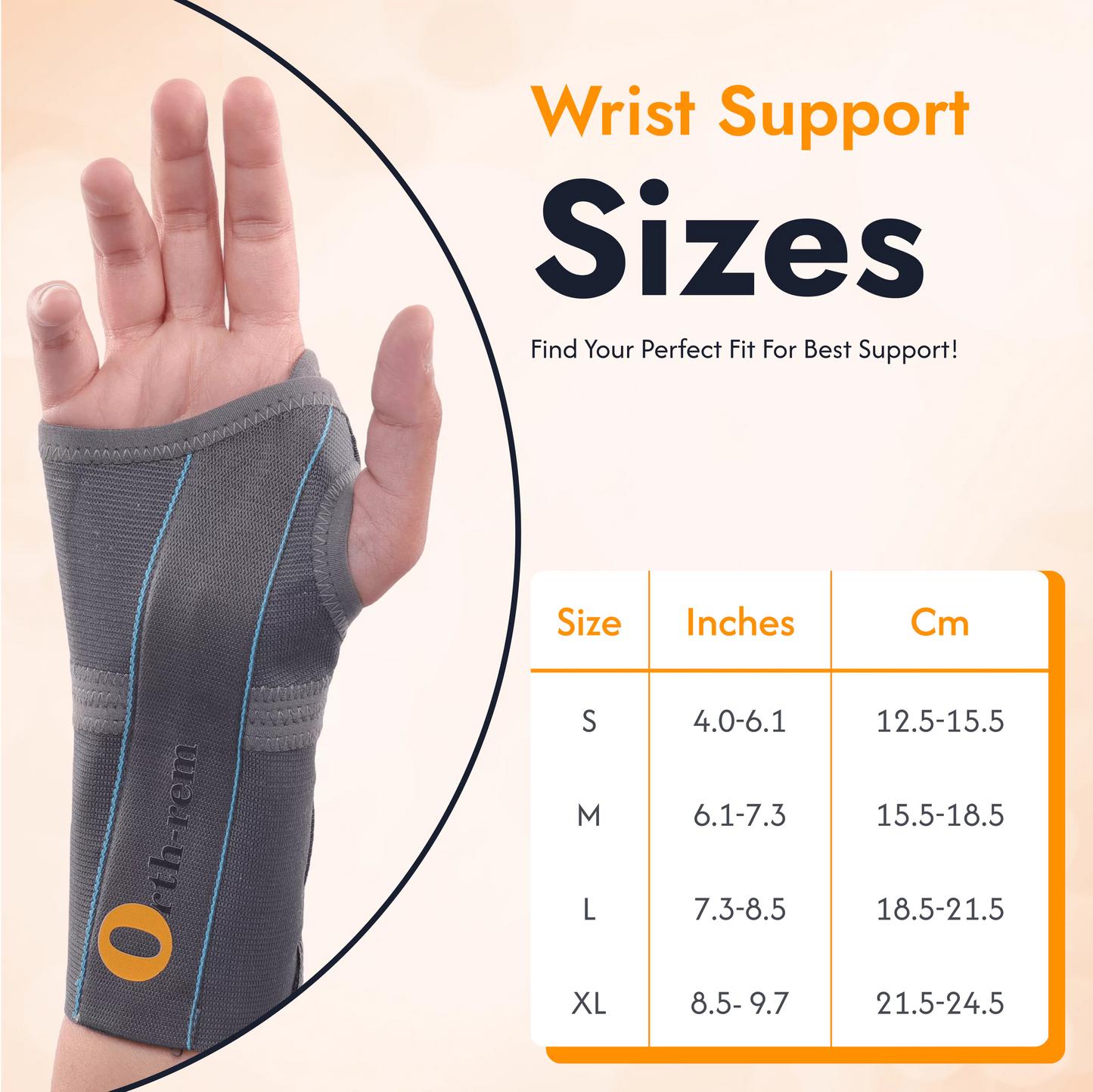 Elastic Wrist Support Brace with Splint