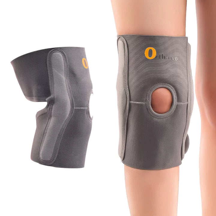 Elastic Knee Support Brace with Side Stabilizer