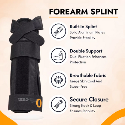 Forearm Support Brace with Splint