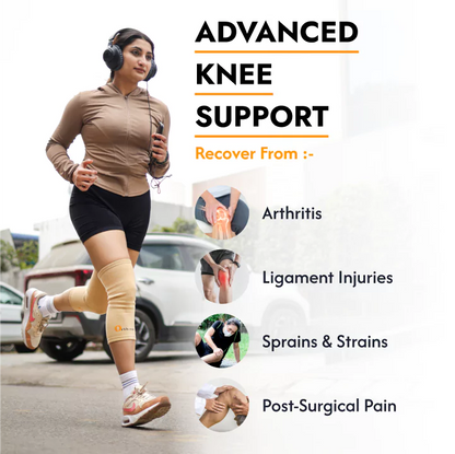 Knee Support Brace for Men & Women | Knee Cap (Pair)